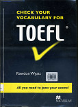 Check your vocabulary for toefl