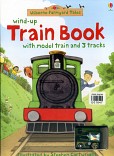 wind up train book with model train and 3 tracks