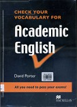 check your vocabulary for academic english