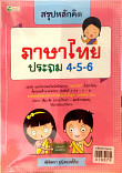 สรุปหลักคิดภาษาไทย ประถม 4-5-6